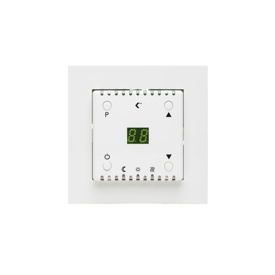 6401400 Eco Thermostat SI4 White SIKOM ECO TERMOSTAT SI-4